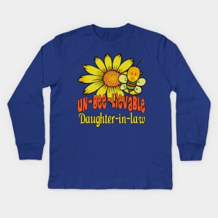 Unbelievable Daughter-in-law Kids Long Sleeve T-Shirt